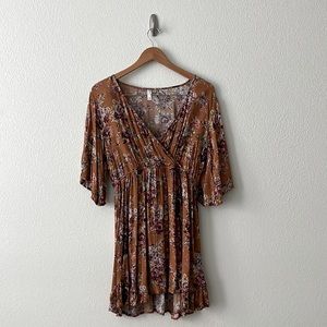 Rust Colored Floral Dress [target]